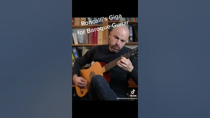 Ludovico Roncalli - Giga for baroque guitar - Lore...