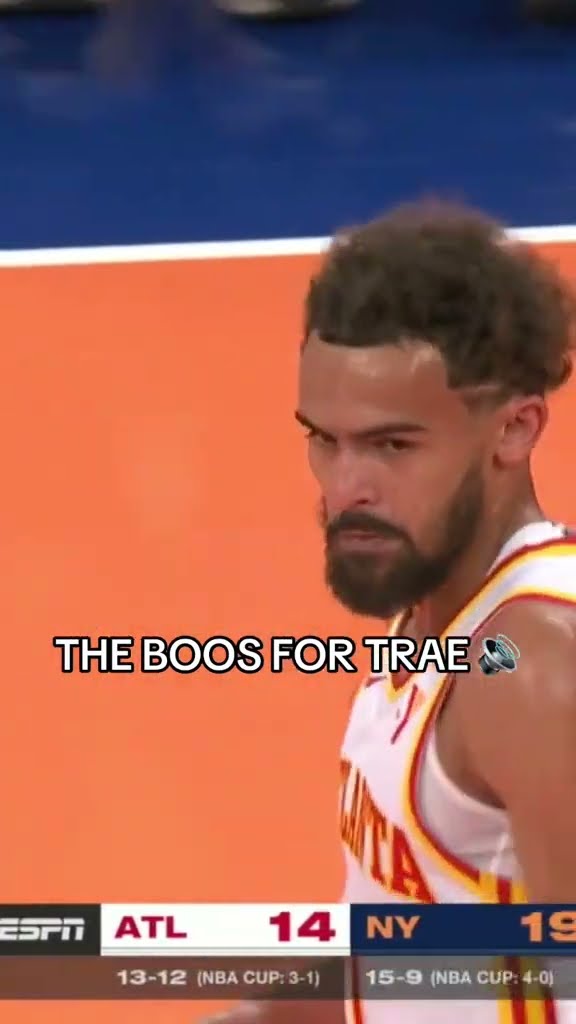 Knicks fans letting Trae Young hear it ?️