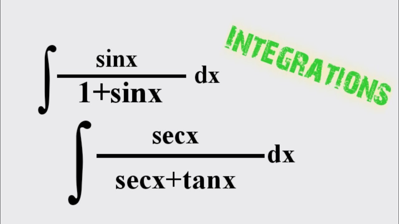 Интеграл dx sinx
