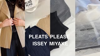 [번외편] 플친자 친구들만 오세요🫰🏻뉴컬러풀 베이직! 네이비, 베이지 리뷰 | 플리츠 이세이미야케 일본구매썰 | 플플 수다 같이 떨어요🤭