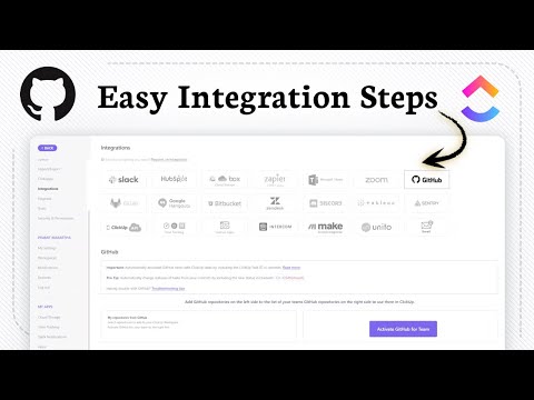 How to integrate ClickUp with GitHub (Simplified Connection)