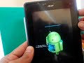 HARD RESET TABLET ACER ICONIA B1-A71