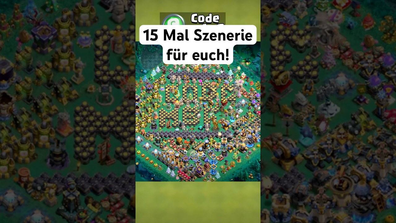 15 mal Kürbisfriedhof Szenerie für euch! #clashofclans #coc #supercellpartner