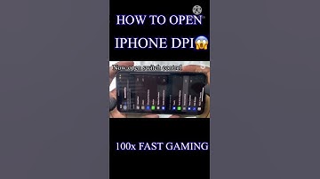 How to increase iphone dpi for better gaming experience #shorts