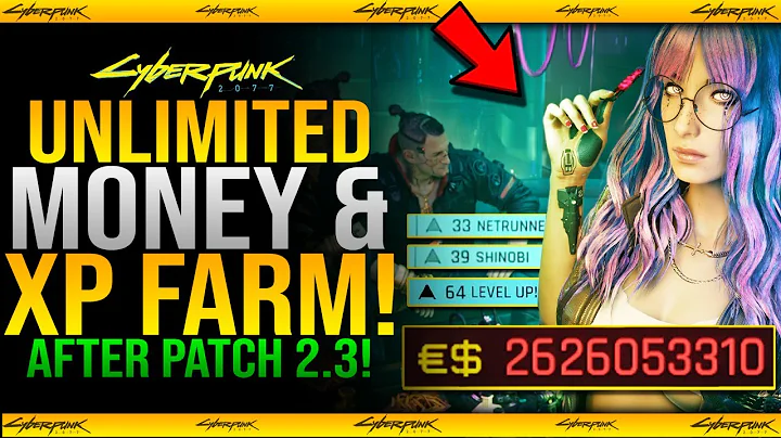 UNLIMITED MONEY & XP FARM EXPLOIT in Cyberpunk 2077 / Get RICH FAST + LEVEL UP EASY After Patch 2.3