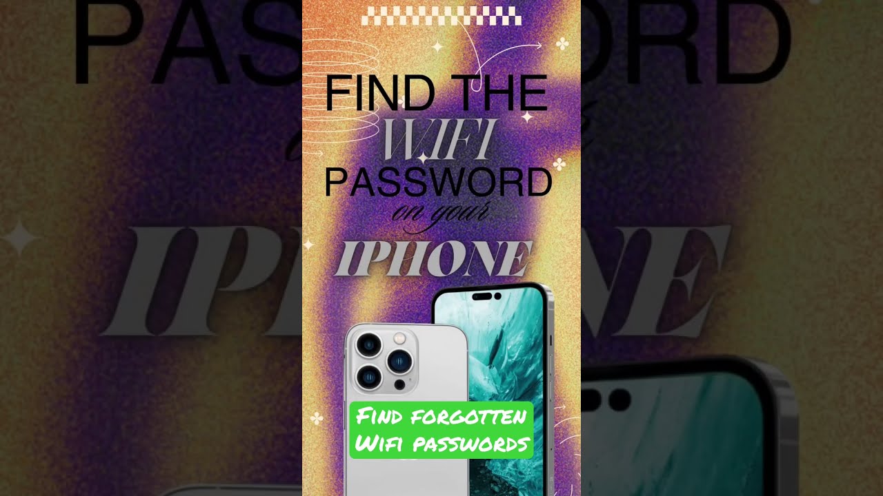 How to Find the Password for any previously connected WiFi Network on your iPhone. 