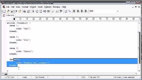 Beginner PHP Tutorial   28   switch Statement flv