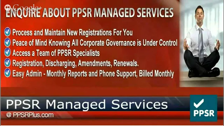 What Is PPSA - Call PPSR Plus on 02 8310 4427