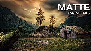 #Photoshop Tutorial : #Matte Painting processing - Easy Matte Painting tutorial photoshop 2019