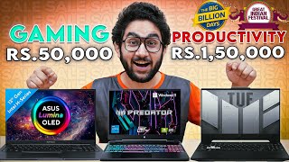 Best Gaming/Productivity Laptops Between Rs.50,000 - 1,50,000 To Buy This Sale!
