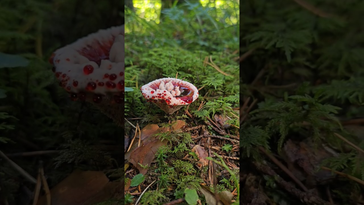 Rūsganā brūnzobe / The mealy tooth fungus (Hydnellum ferrugineum) 