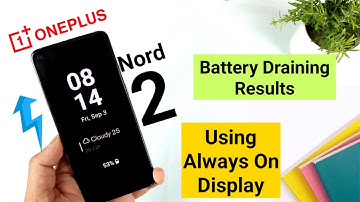 Oneplus Nord 2 Battery Draining Using Always On Display OverNight What happens Next🔥🔥🔥