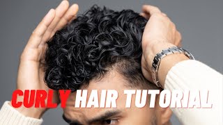 How TO Manage And Style Curly Hair How To Style Men S Short Curly Hair