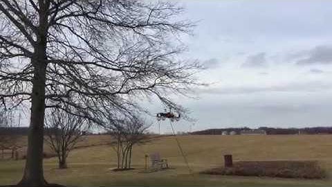 Hanging Antenna with Drone