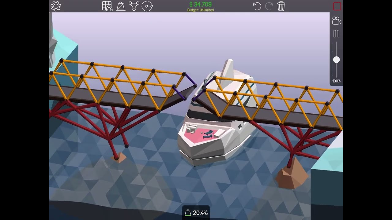 I Played More Poly Bridge but I Made my Own Sandbox Mod Level #5