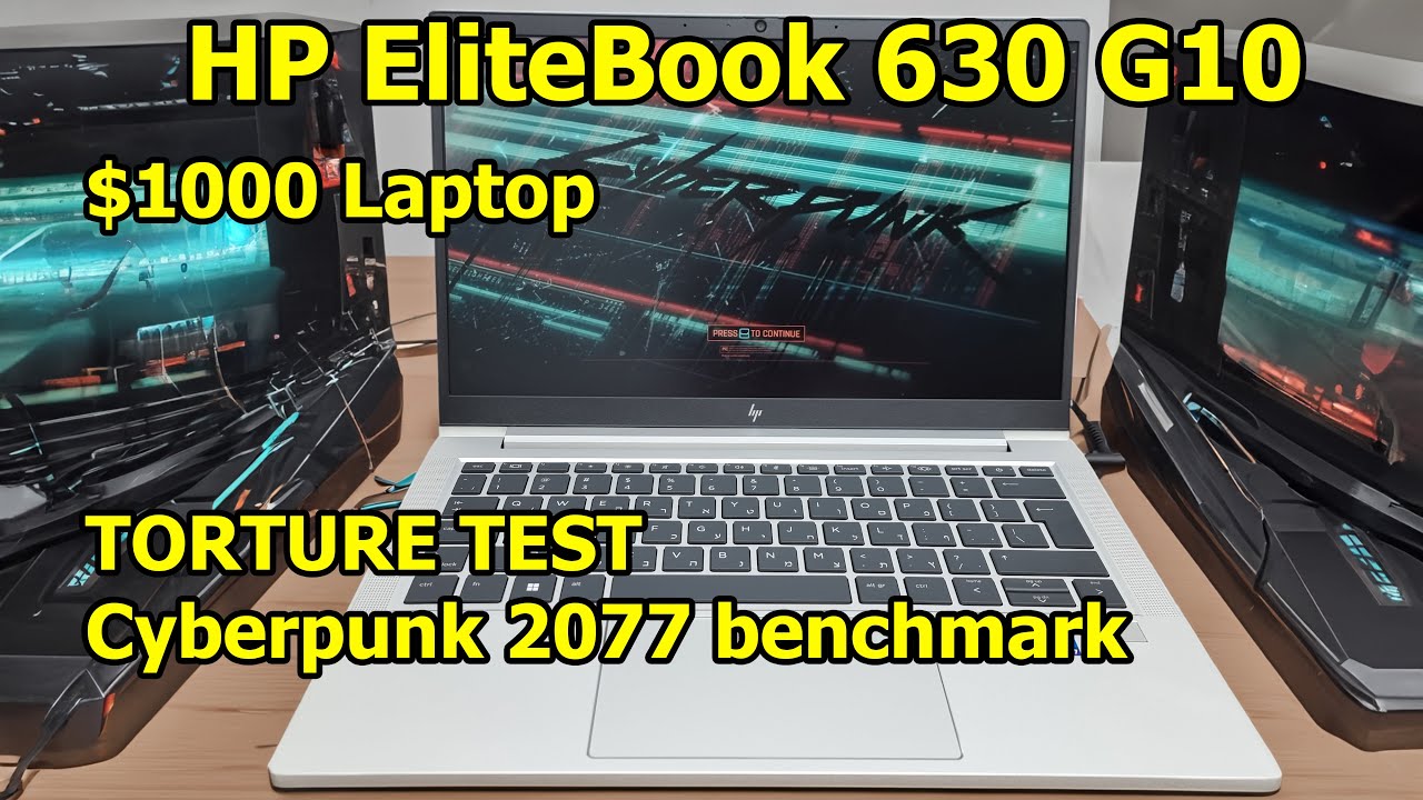 HP EliteBook 630 G10 unboxing, Cyberpunk 2077 & GTA 5 benchmark