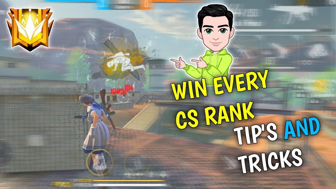 CS RANK TIP'S AND TRICKS (HINDI).HOW TO PUSH RANK IN CLASS SQUAD TIP'S AND TRICKS