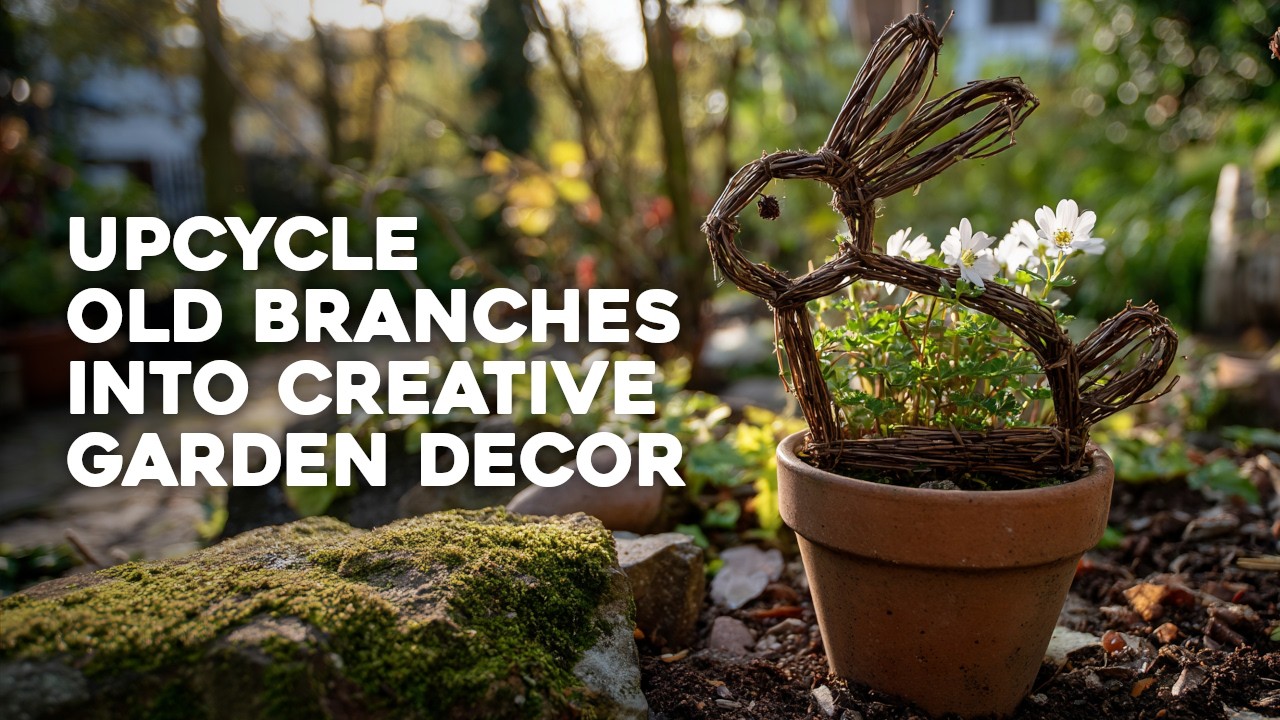 🪵 Дайте старым ветвям новую жизнь: креативные идеи для украшения сада