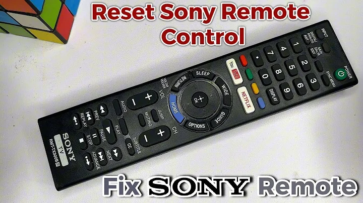 How to Reset Sony Remote - Fix Remote Issues