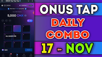 Onus Tap Tap Tap Daily Code 17 November 2024 || Today Onus Daily Code || AGP #onusdailycode