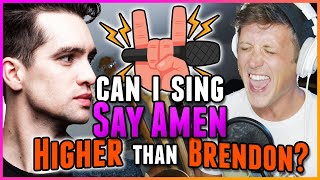 ЧЕЛЛЕНДЖ ВЫСОКАЯ НОТА: смогу ли я спеть "Say Amen (Saturday Night)" ВЫШЕ, чем Panic! at the Disco?