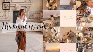 Minimal Warm Lightroom Presets Free Download | Instagram Feed Ideas screenshot 2