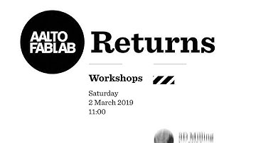 Aalto Fablab Opening Event