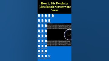 How to Fix Desolator (.desolated) ransomware Virus #shorts #trending #desolator #desolated