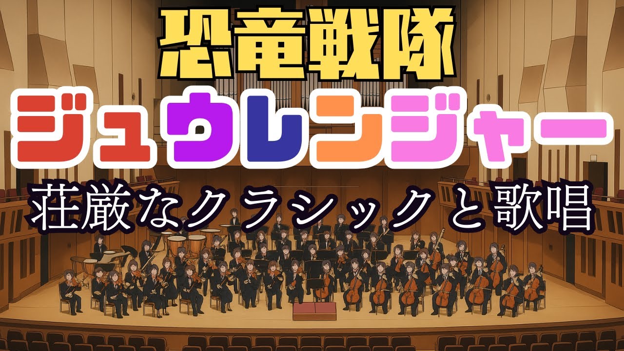 恐竜戦隊ジュウレンジャー/壮大なオーケストラと歌唱｜Kyoryu Sentai