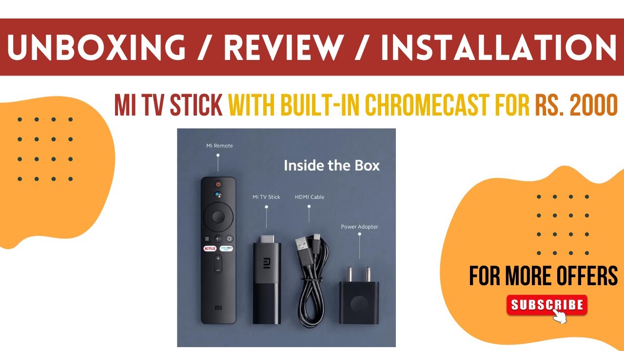 MI TV Stick Complete Review | Installation | Setup | Unboxing (in Hindi)