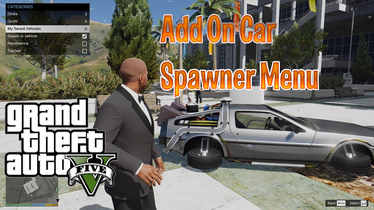 Add on spawner menu gta 5 фото 2