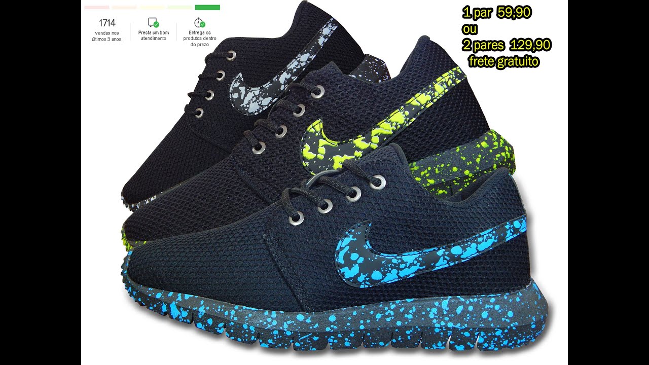 tabela tenis nike bebe