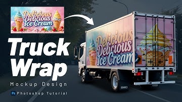 How to Create a Realistic Truck Wrap Mockup in Photoshop  Vehicle Branding Tutorial