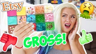 MIXING ALL MY ETSY SLIME PALLETS! ! WORST SLIME EVER?