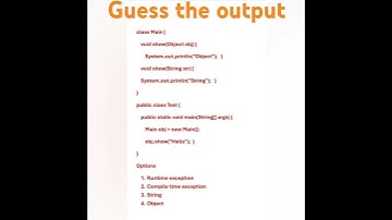 Daily Java interview questions | java most asked interview questions #java #shorts