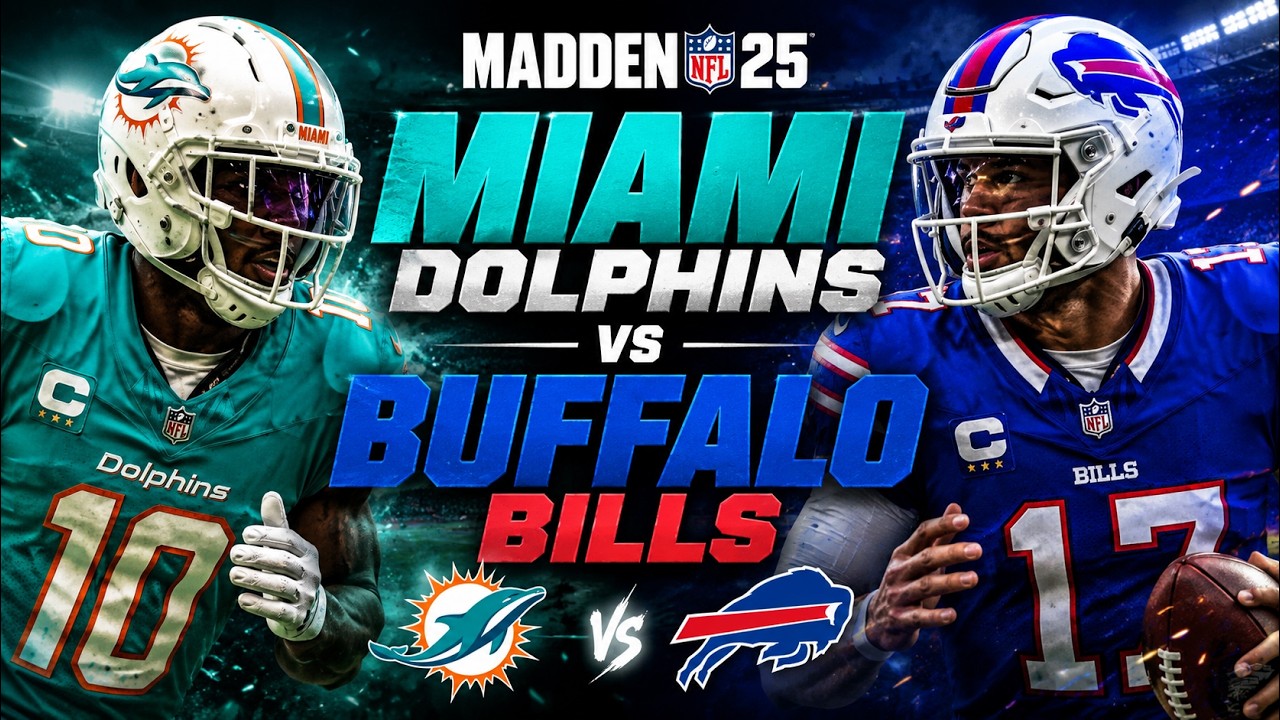 Madden 25 | Miami Dolphins vs Buffalo Bills