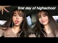 GRWM: FIRST DAY OF HIGHSCHOOL (freshman)