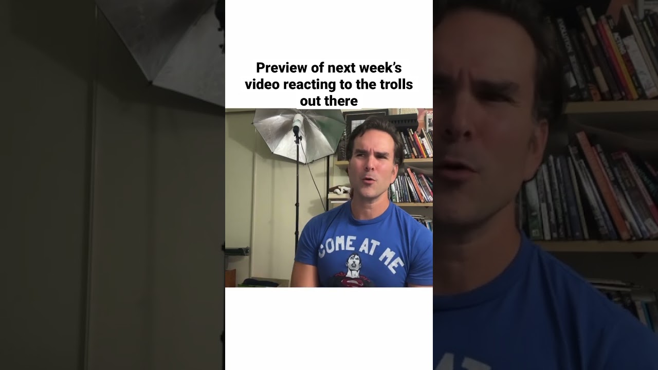 Preview of next week’s reaction video to my latest troll comments #superman #cosplay #dc #reaction