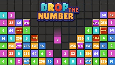 DROP THE NUMBER MERGE GAME PUZZLE ANDROID (GAMEPLAY) - PART 1
