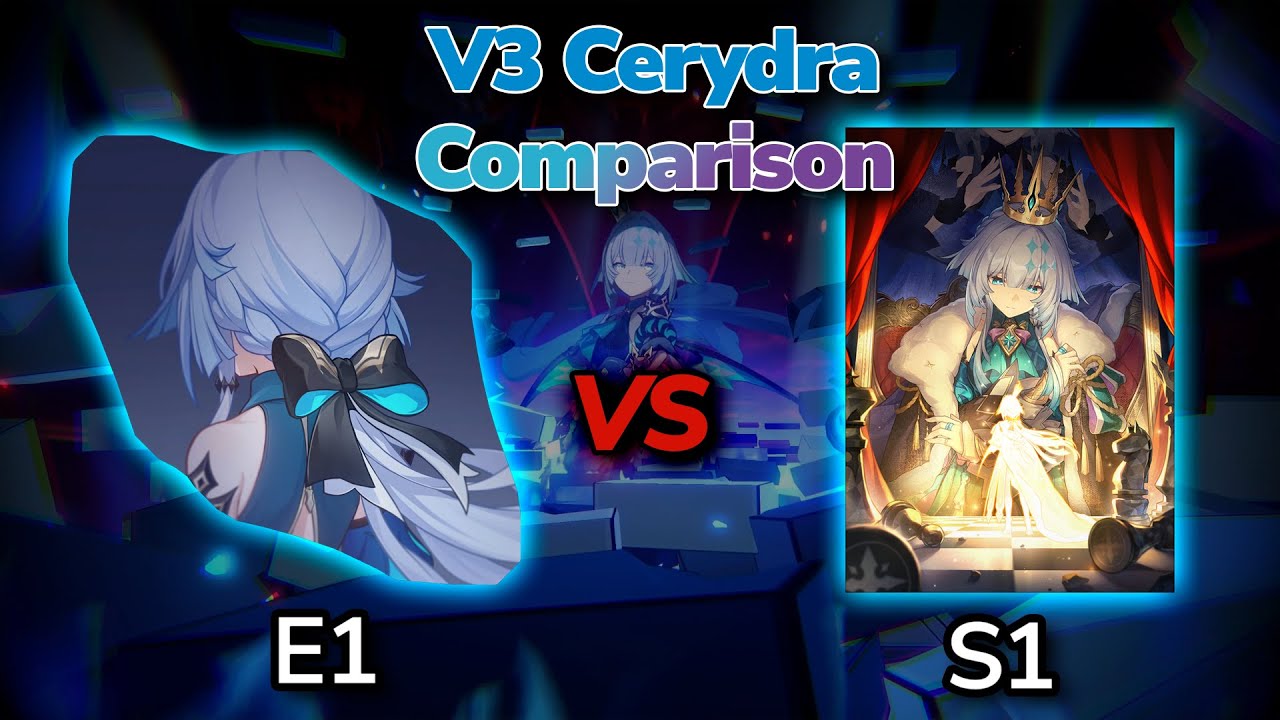 V3 Cerydra | E1 Vs S1 | DMG Comparison | 3.5 APOC Hoolay