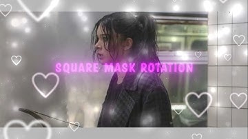 Creative Square Mask Rotation tutorial | after effects [requested]