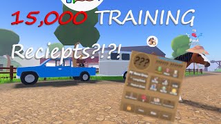 Turning in *15,000* Training Receipts!!! | Wild Horse Islands