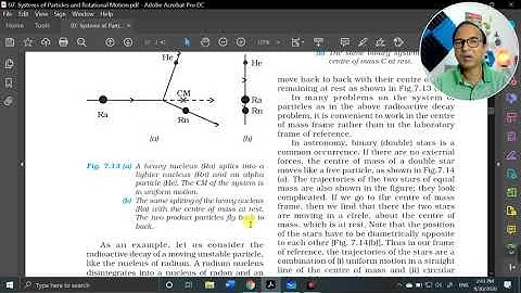 Linear momentum of system of particles [ Ch-7 , L- 4 ]