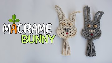 Tutorial Macrame Bunny / For Easter Decor