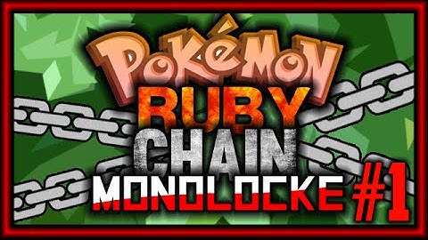 Pokemon Ruby Chain Monolocke Randomizer Episode 1 w/TheDarkGengar (So much grass)