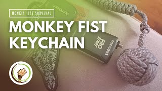 Monkey Fist Keychain | Discreet Self-Defense Tool