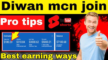 How to join diwan mcn 2023 | best ways for earning on YouTube