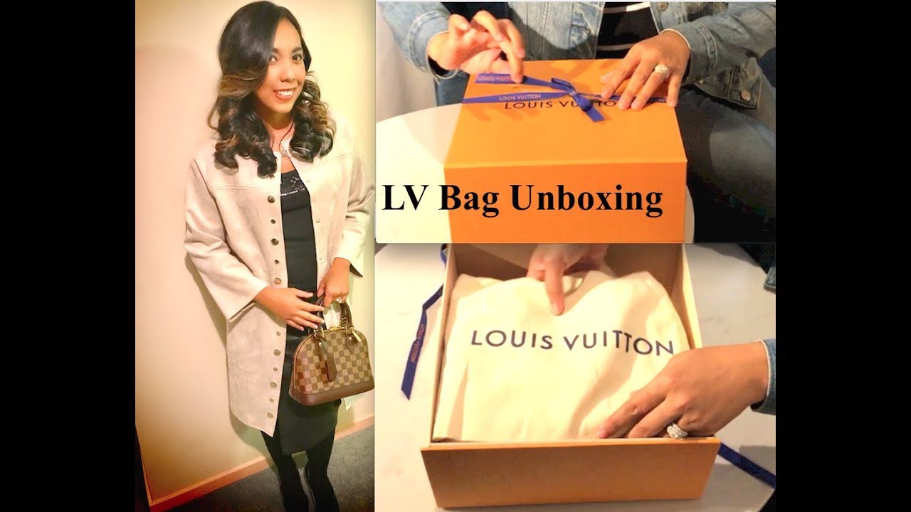 Louis Vuitton Hot Stamping Unboxing  Alma BB Clochette Key Bell 