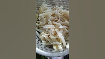 BAMBOO SHOOT WITH SALUYOT & HOME MADE SMOKE FISH