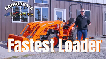 Kubota LA525 Loader Removal in Record Breaking time